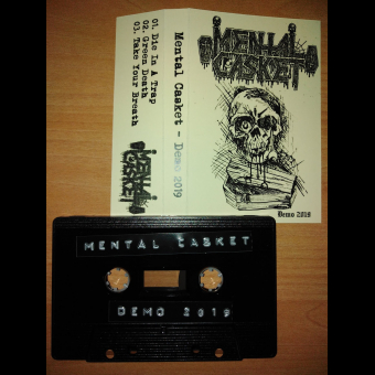MENTAL CASKET Demo 2019 (BLACK TAPE) [MC]